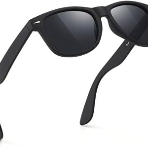 FEIDUSUN Sunglasses Men Polarized Sunglasses for Mens and Womens,Black Retro Sun Glasses Driving