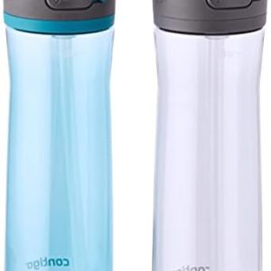 Contigo Ashland 2.0 Leak-Proof Water Bottle with Lid Lock and Angled Straw, Dishwasher Safe Water